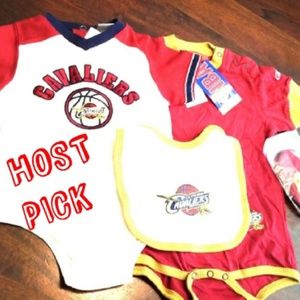 Cleveland Cavaliers Onesie Bundle 12 and 24 Month